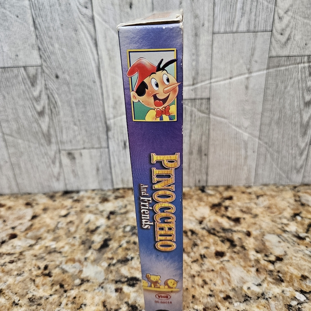 Pinocchio And Friends VHS Cardboard Sleeve 3 Cartoon Classics - Picture 5 of 7